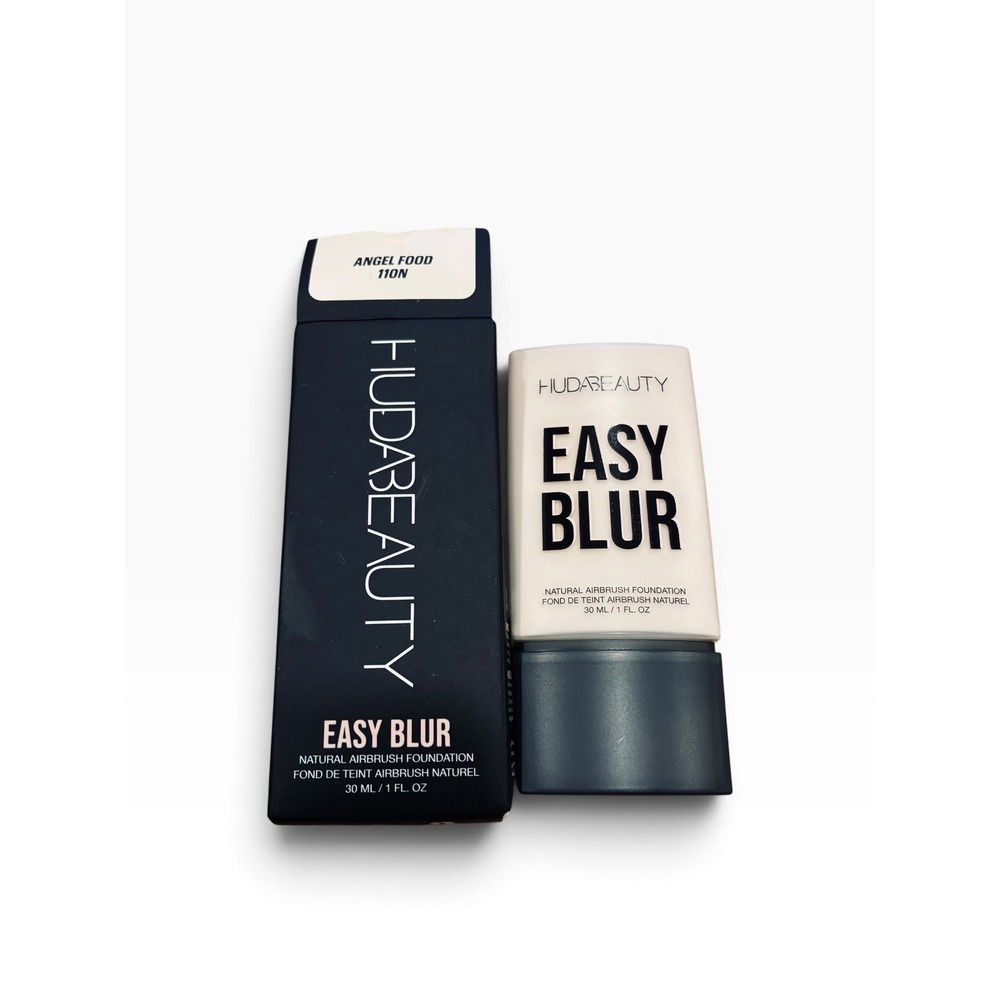 Huda Beauty Easy Blur Natural Airbrush Foundation Angel Food 110N 1 oz NIB
